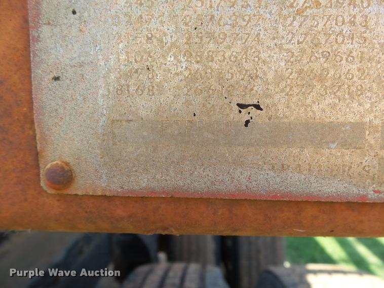 image for item DB4031 1974 Fruehauf/Hobbs FBEP42 flatbed trailer