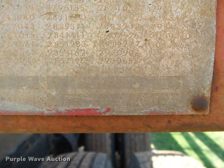 image for item DB4031 1974 Fruehauf/Hobbs FBEP42 flatbed trailer