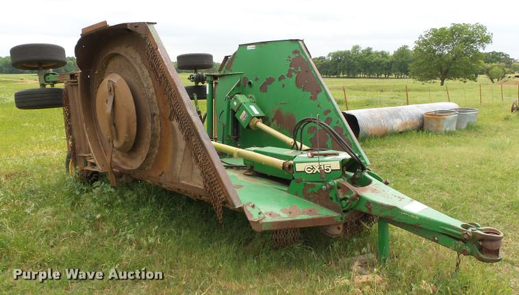 image for item DB4034 2009 John Deere CX15 Flex-Wing rotary mower