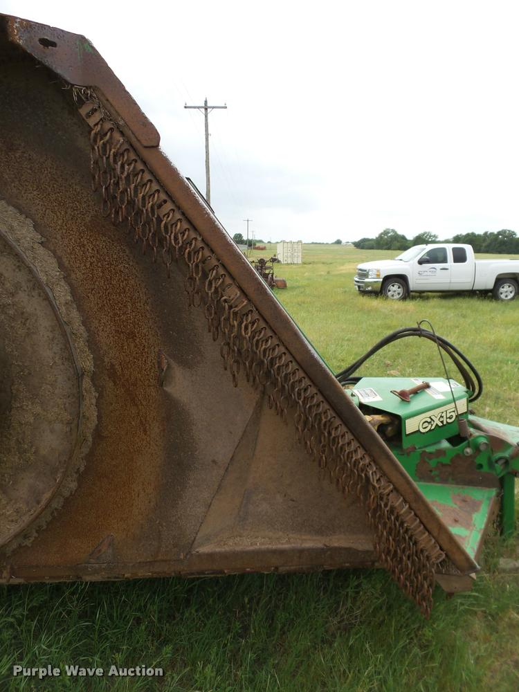 image for item DB4034 2009 John Deere CX15 Flex-Wing rotary mower