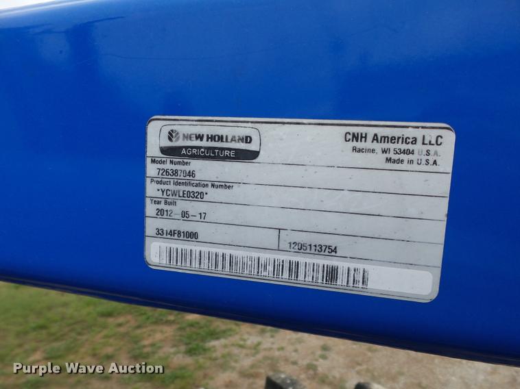 image for item DB4721 2012 New Holland T5070 MFWD tractor