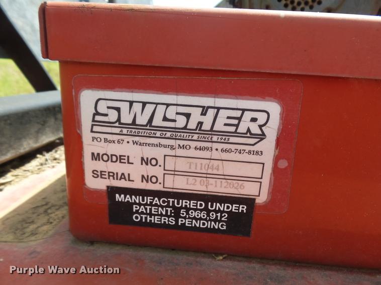 image for item DE9574 Swisher T11044 finish mower