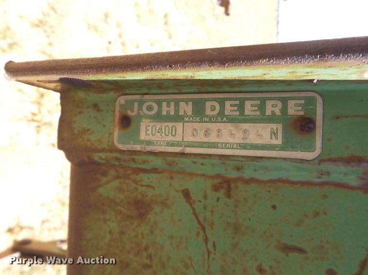 image for item DL9214 John Deere 400 rotary hoe