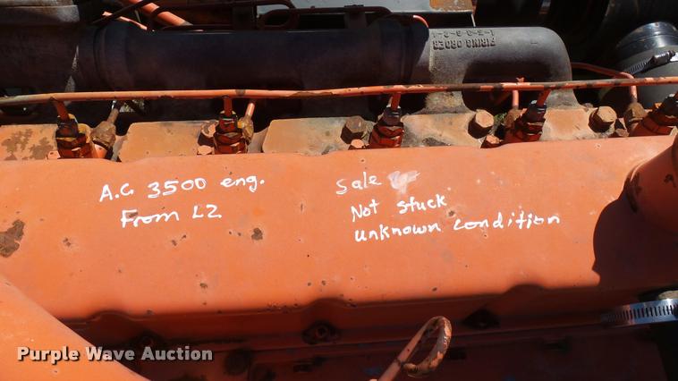image for item DQ9134 Allis Chalmers 3500 six cylinder diesel engine