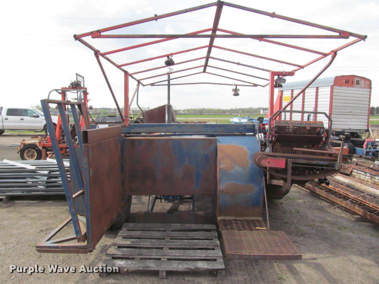 image for item K4889 Ford 3600 tractor with Brouwer sod harvester
