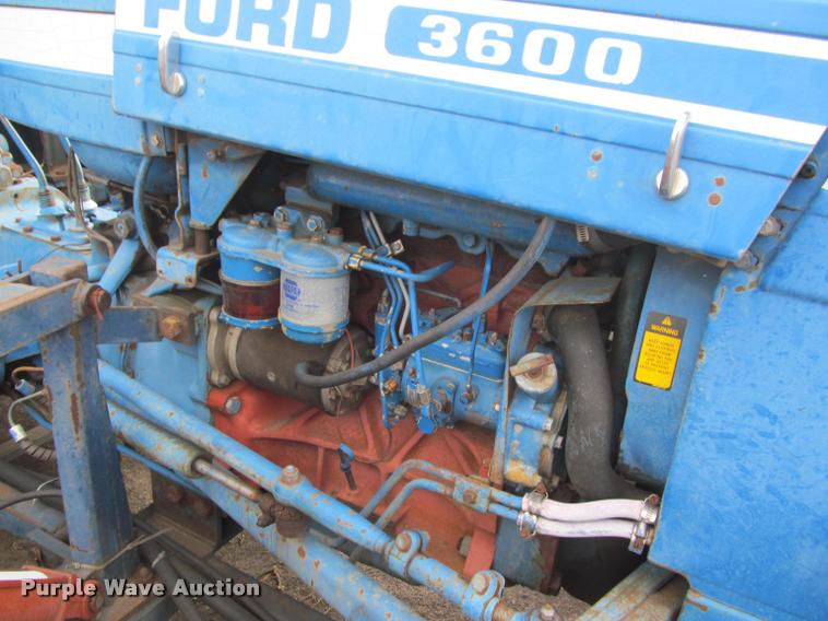 image for item K4889 Ford 3600 tractor with Brouwer sod harvester