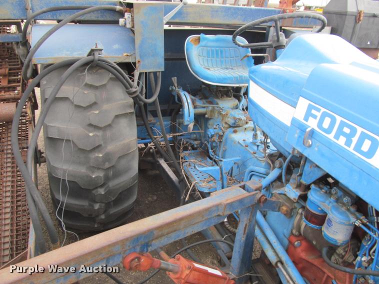 image for item K4889 Ford 3600 tractor with Brouwer sod harvester
