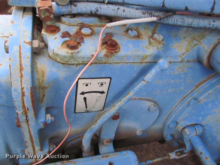 image for item K4889 Ford 3600 tractor with Brouwer sod harvester