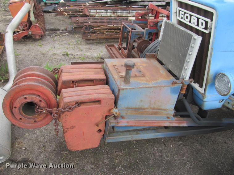 image for item K4889 Ford 3600 tractor with Brouwer sod harvester