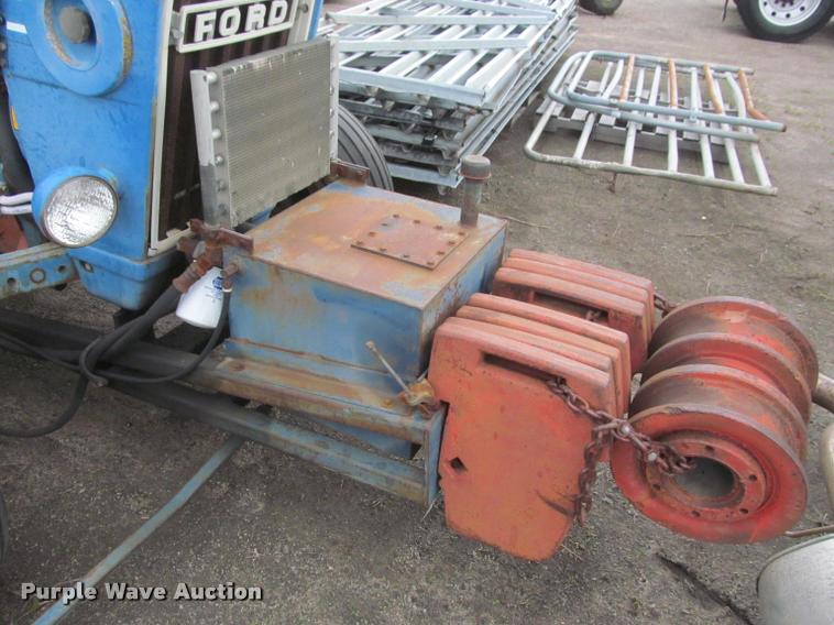 image for item K4889 Ford 3600 tractor with Brouwer sod harvester