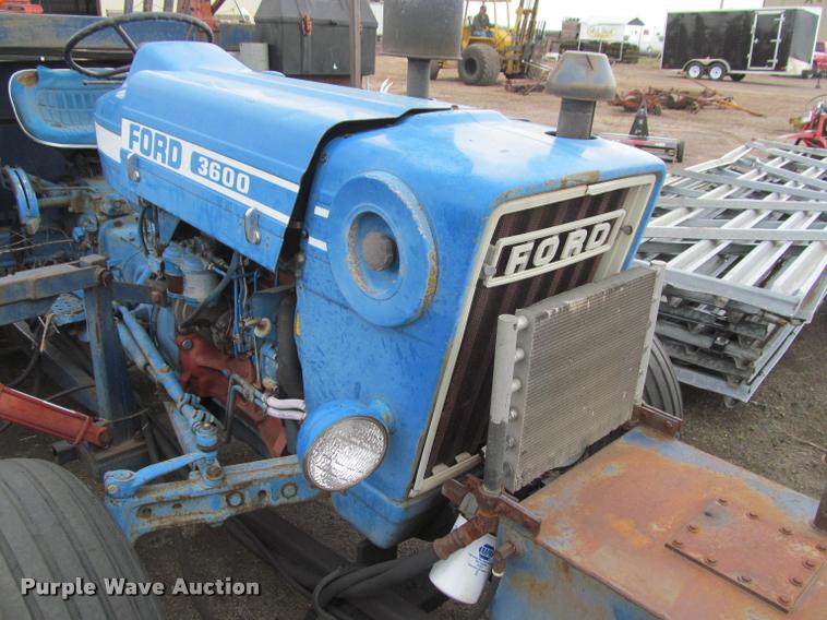 image for item K4889 Ford 3600 tractor with Brouwer sod harvester