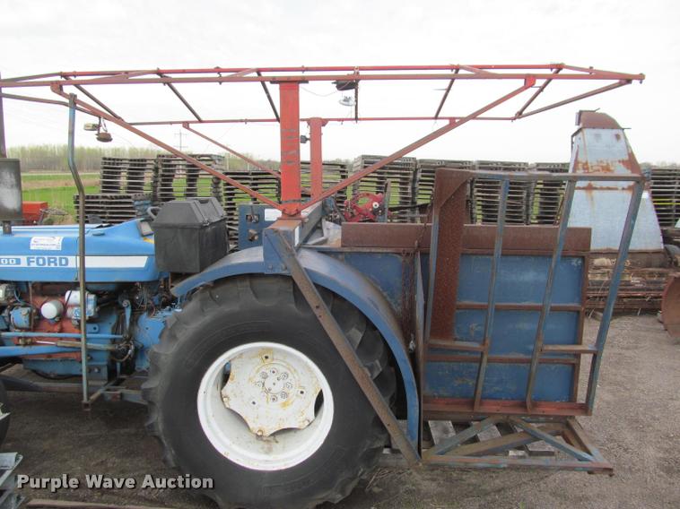 image for item K4889 Ford 3600 tractor with Brouwer sod harvester