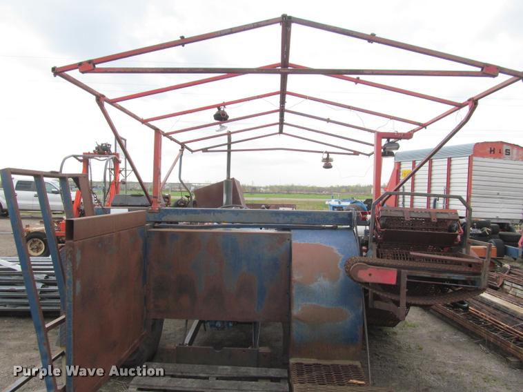 image for item K4889 Ford 3600 tractor with Brouwer sod harvester