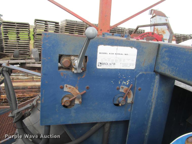 image for item K4889 Ford 3600 tractor with Brouwer sod harvester