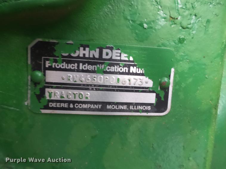 image for item L1525 1983 John Deere 4650 MFWD tractor