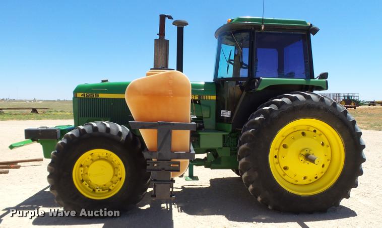 image for item L1526 1991 John Deere 4955 MFWD tractor