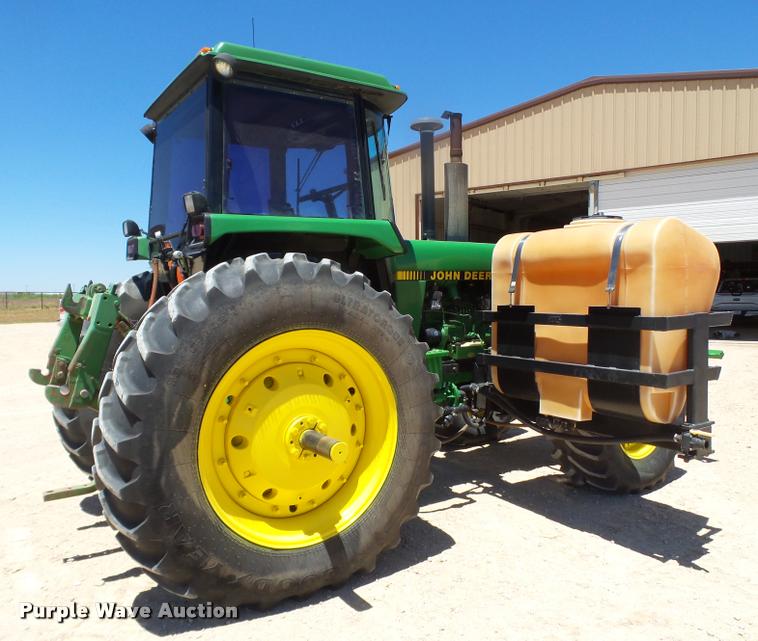 image for item L1526 1991 John Deere 4955 MFWD tractor