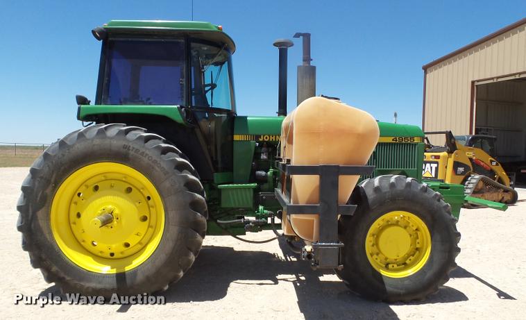 image for item L1526 1991 John Deere 4955 MFWD tractor