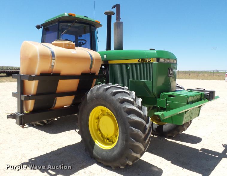 image for item L1526 1991 John Deere 4955 MFWD tractor