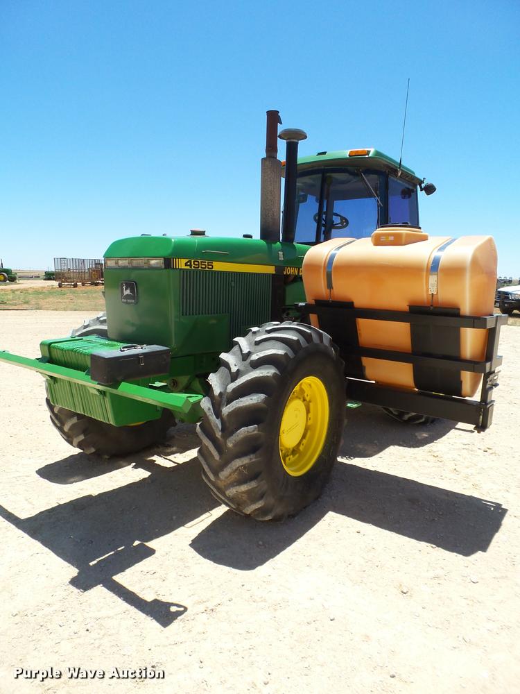 image for item L1526 1991 John Deere 4955 MFWD tractor