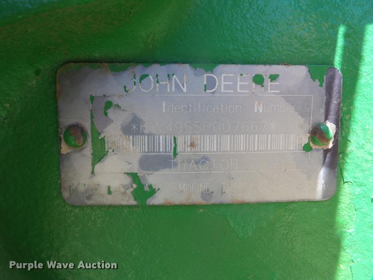 image for item L1526 1991 John Deere 4955 MFWD tractor