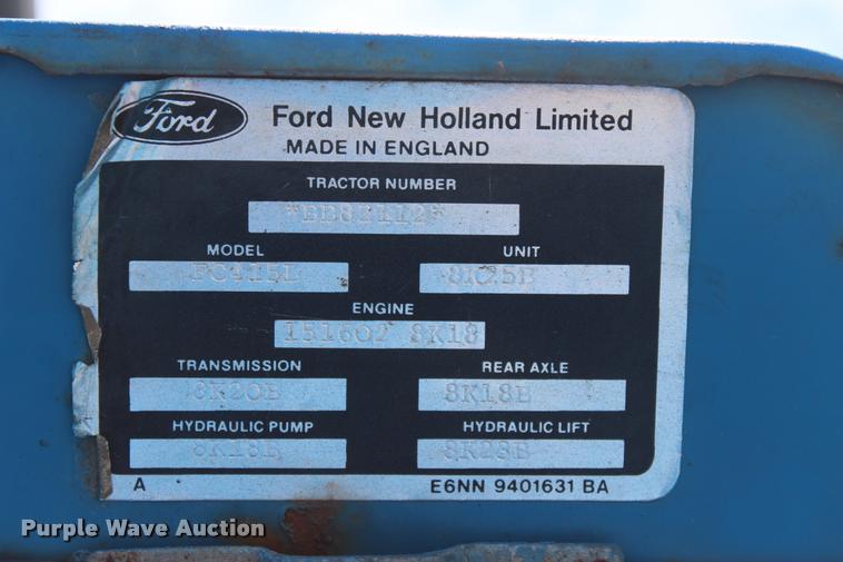 image for item L3122 Ford 7710 Series II tractor