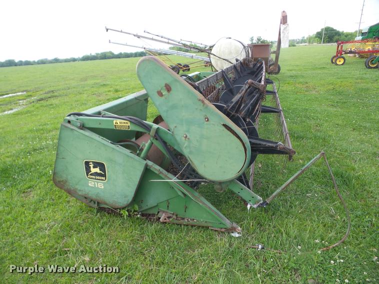 image for item BZ9749 John Deere 216 rigid head