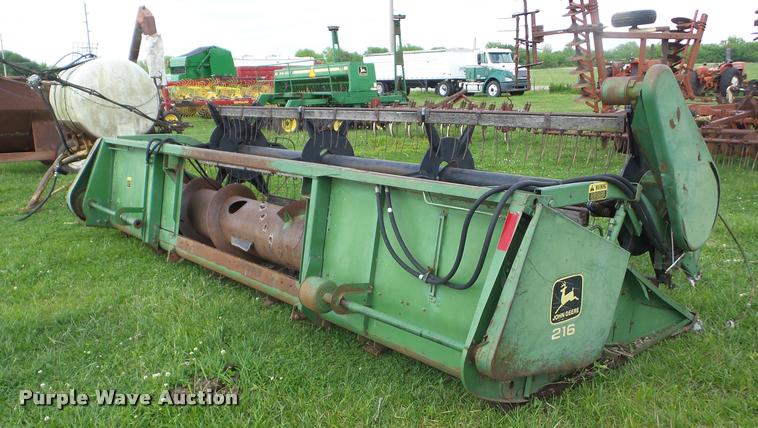 image for item BZ9749 John Deere 216 rigid head