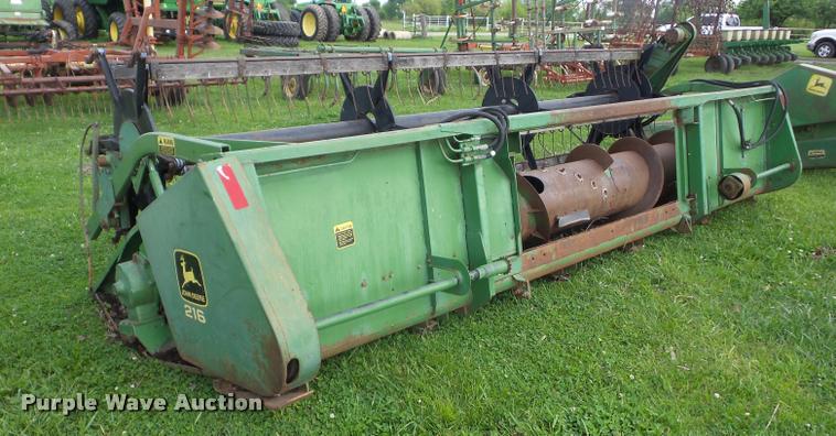 image for item BZ9749 John Deere 216 rigid head