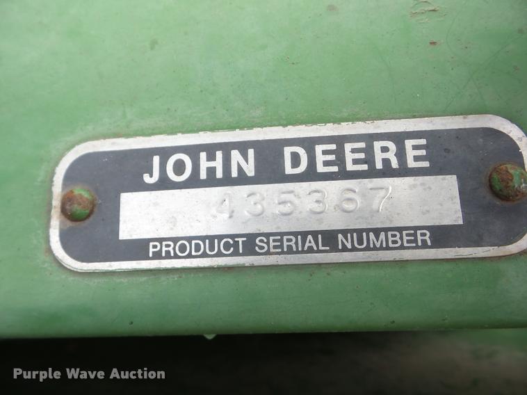 image for item BZ9749 John Deere 216 rigid head