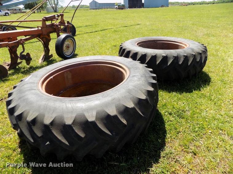 image for item DP9491 (2) Armstrong 18.4-38 tires and wheels