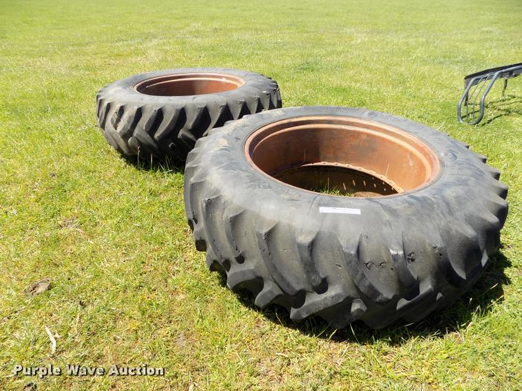 image for item DP9491 (2) Armstrong 18.4-38 tires and wheels