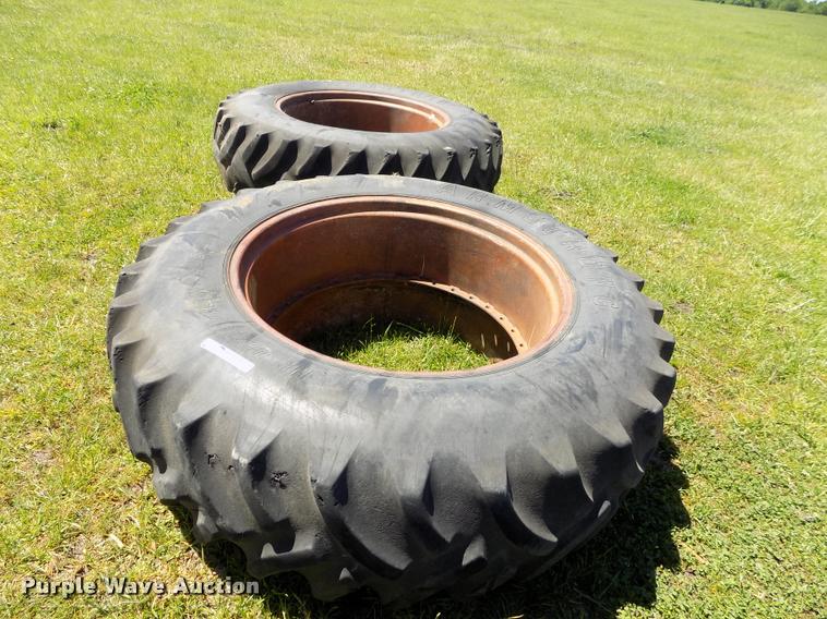 image for item DP9491 (2) Armstrong 18.4-38 tires and wheels