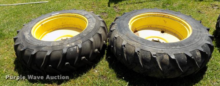 image for item DP9492 (2) 18.4-38 tires and wheels