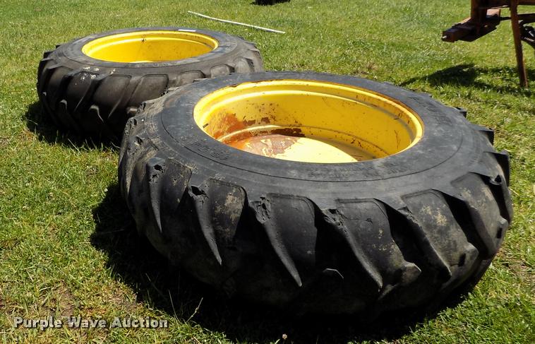 image for item DP9492 (2) 18.4-38 tires and wheels