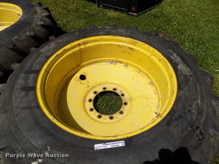 image for item DP9492 (2) 18.4-38 tires and wheels