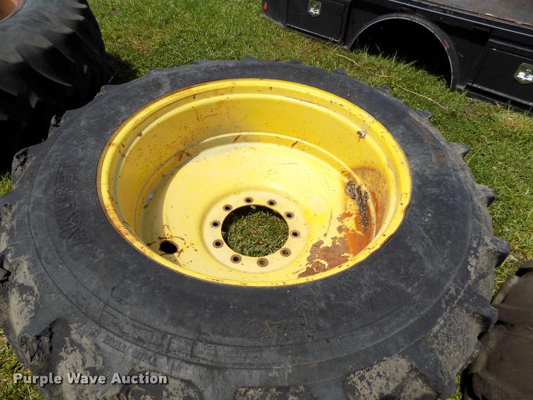 image for item DP9492 (2) 18.4-38 tires and wheels