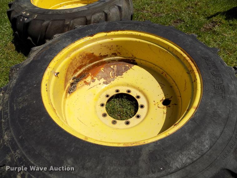 image for item DP9492 (2) 18.4-38 tires and wheels