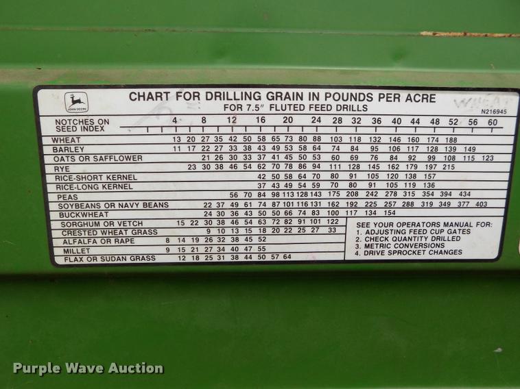 image for item J8628 John Deere 750 grain drill