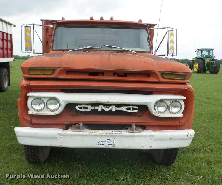 image for item J8630 1966 GMC grain truck