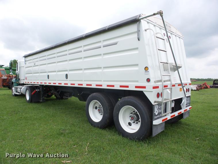 image for item J8632 2017 Neville double hopper grain trailer