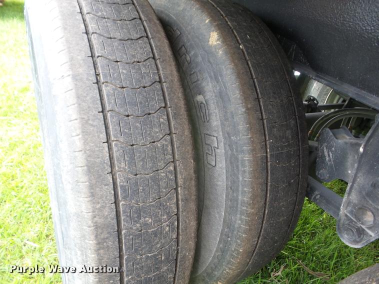 image for item J8632 2017 Neville double hopper grain trailer