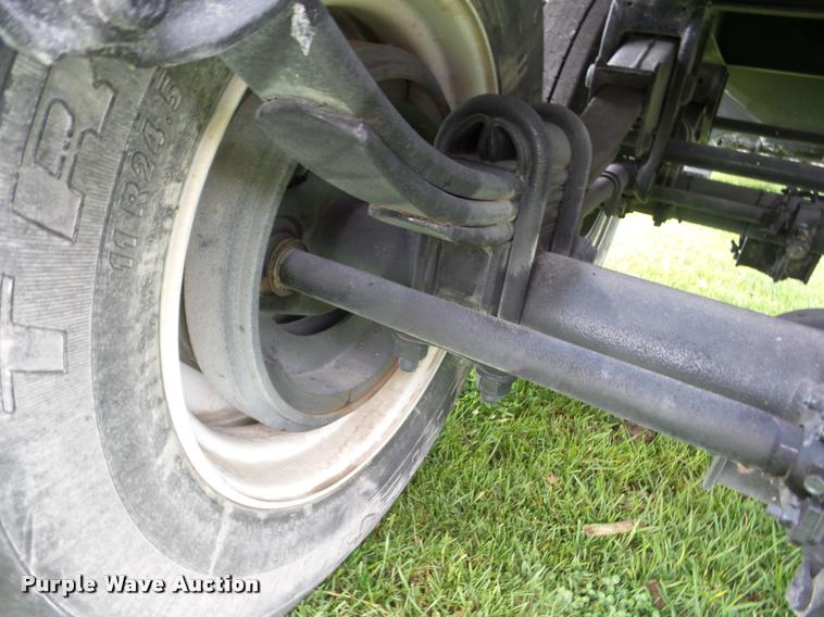 image for item J8632 2017 Neville double hopper grain trailer