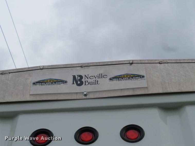 image for item J8632 2017 Neville double hopper grain trailer