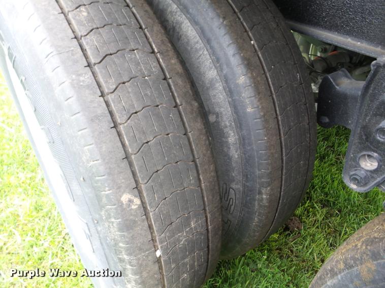 image for item J8632 2017 Neville double hopper grain trailer