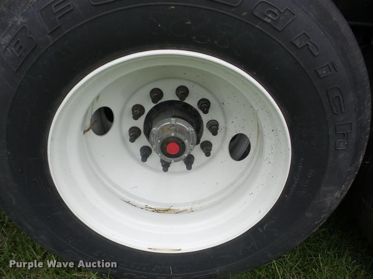 image for item J8632 2017 Neville double hopper grain trailer