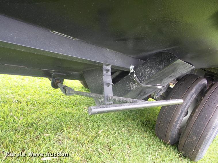 image for item J8632 2017 Neville double hopper grain trailer