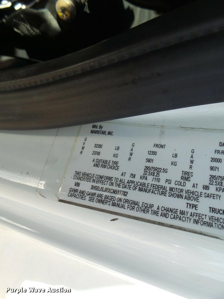 image for item DA3481 2012 International ProStar semi truck