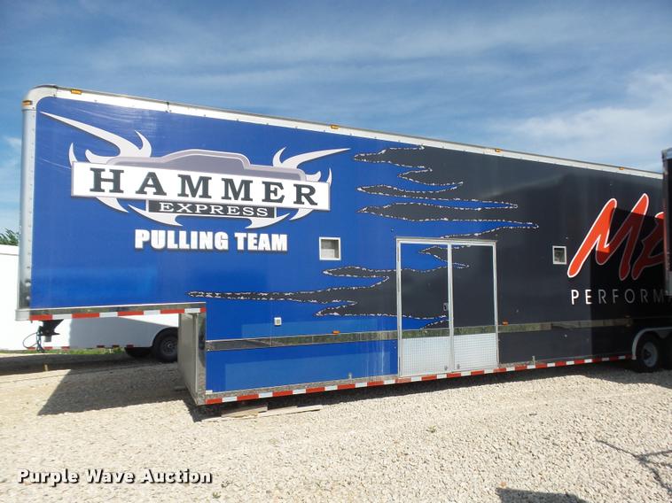 image for item DA5253 2004 Haulmark three car enclosed race car hauler