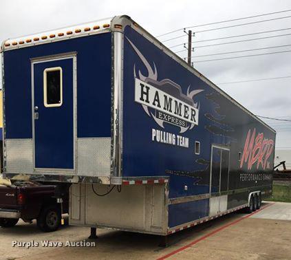 image for item DA5253 2004 Haulmark three car enclosed race car hauler